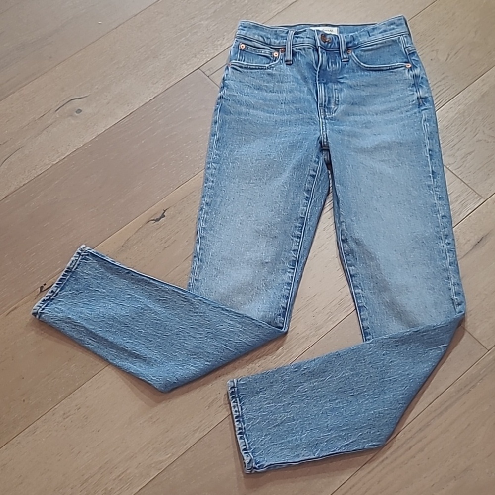 Madewell Jeans Women's The Perfect Vintage Jean Mid Rise Straight Denim sz 24T